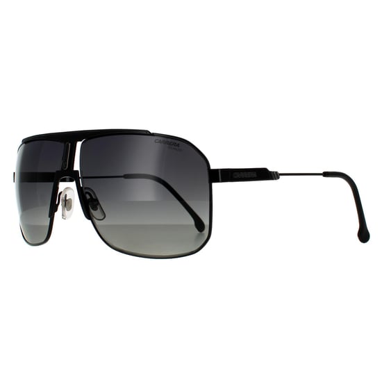 Gafas de sol polarizadas Carrera Rectangle para hombre en negro y gris degradado - Image 2
