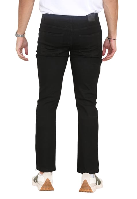 MYT Vaqueros de pierna recta para hombre Denim hiperelástico en negro - Image 2