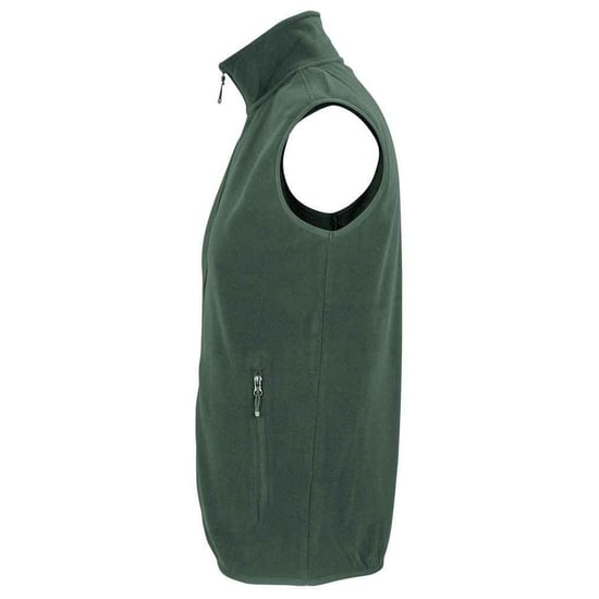 SOLS Unisex Adult Factor Microfleece Recycled Body Warmer (Forest Green) - Image 3