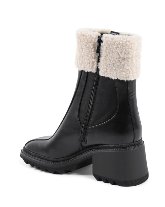 19V69 Italia Womens Ankle Boot Black 181-86 NERO