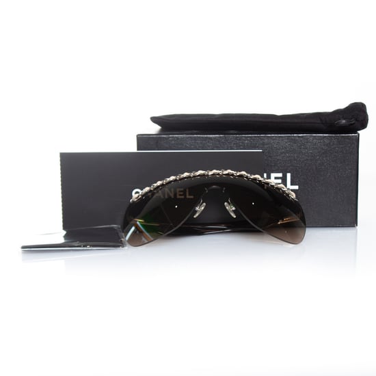 rimless shield chain sunglasses - Image 3