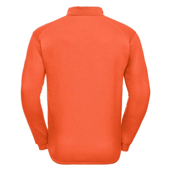 Russell Europe Mens Heavy Duty Collar Sweatshirt (Orange) - Image 2