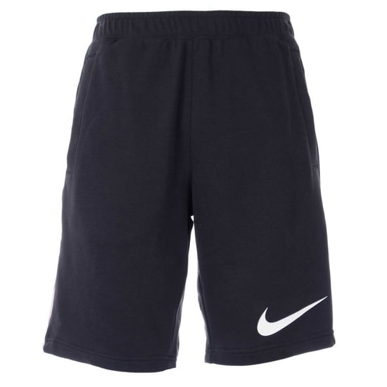 Nike Pink Taped Hem Black Shorts