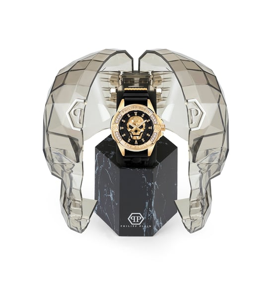 Philipp Plein The $kull Genderless Unisex's Black Watch PWNAA0122 - Image 4