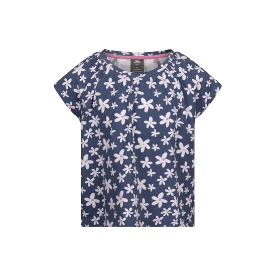 Trespass Girls Josey Floral T-Shirt (Blue Tone) - Image 1