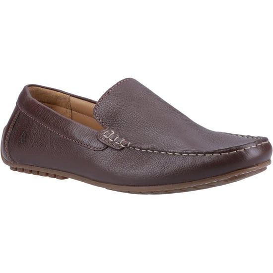 Hush Puppies Ralph Leather Men's Brown Boat Shoes - Image 1