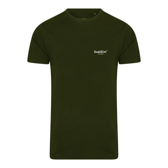 Ballin Est. 2013 Tee SS Small Logo Shirt Verde - Image 1