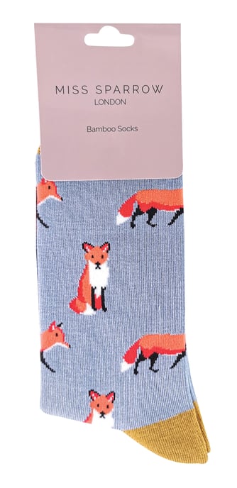 MISS SPARROW - Calcetines transpirables de bambú con animalitos para mujer - Image 2