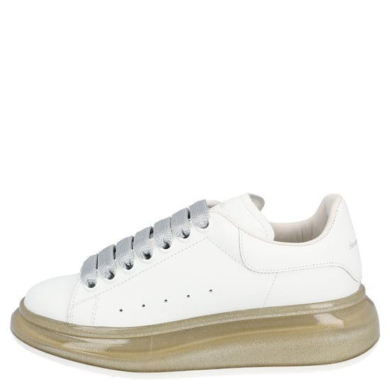Alexander McQueen Womens Oversized Sneaker 'Larry' in White - Image 2