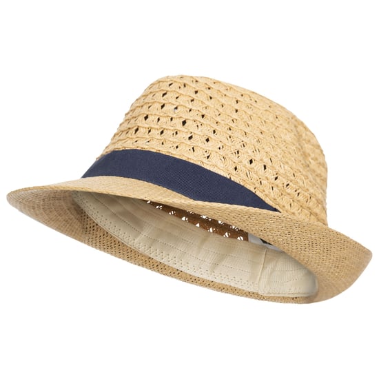 Trespass Womens/Ladies Trilby Straw Hat (Natural) - Image 3