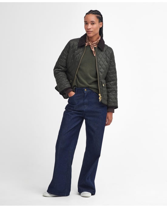 Chaqueta acolchada ajustada Beadnell para mujer Barbour - Image 4
