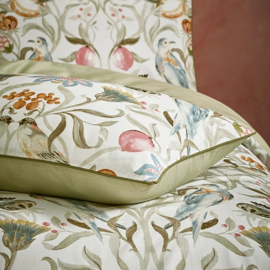 EW de Edinburgh Weavers Juego de Funda Nórdica de Algodón Lujo con Diseño de Aves y Flores Liberty - Image 4