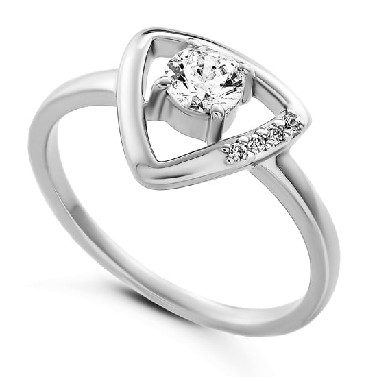 Orphelia 'Santorini' Women's 925 Sterling Silver Ring - Silver ZR-7570