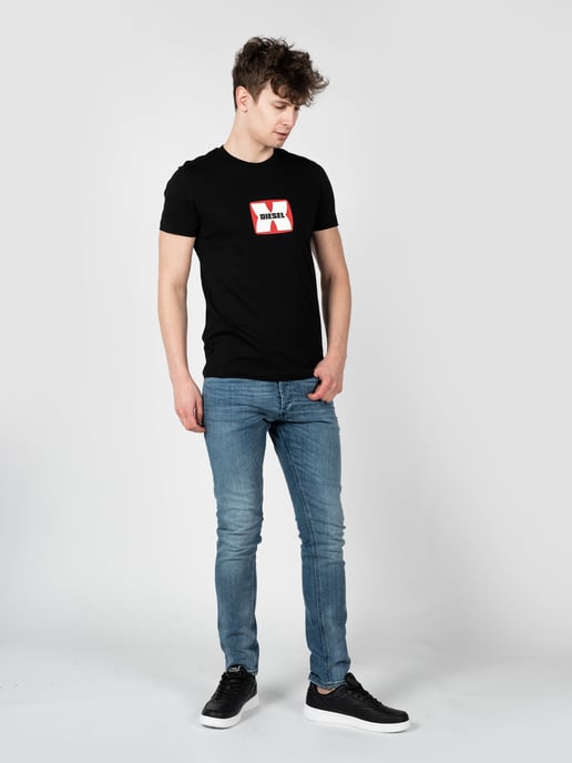 Camiseta manga corta estampada A03848-80GRAI hombre - Image 2