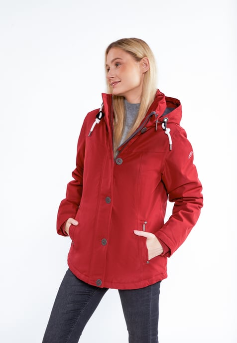 ICEBOUND Winter jacket women dark red - Image 3