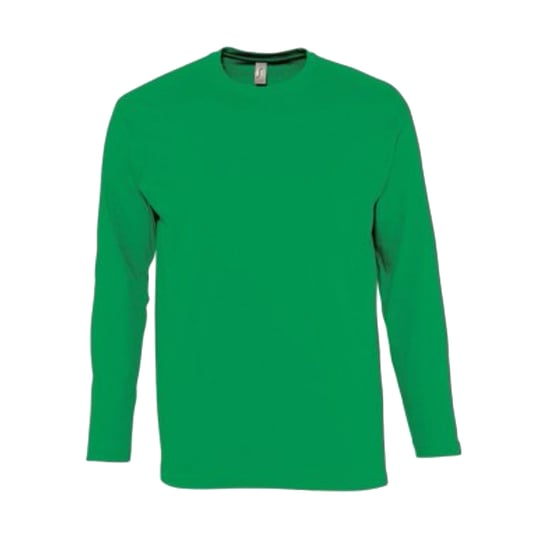 SOLS Mens Monarch Long Sleeve T-Shirt (Kelly Green) - Image 1