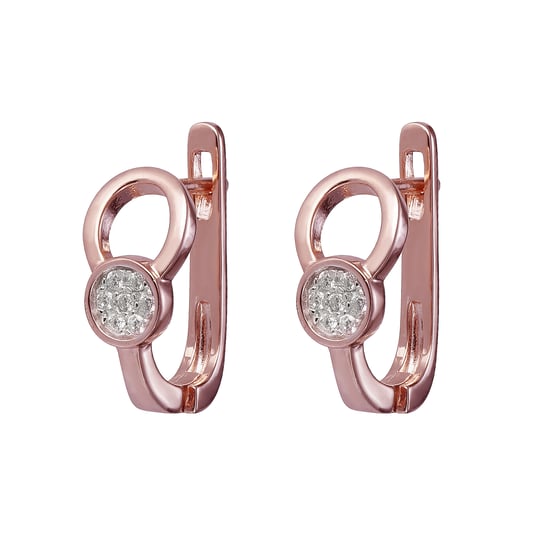 Orphelia 'Gigi' Women's 925 Sterling Silver Set: Necklace + Earrings + Ring - Rose SET-7439 - Image 3
