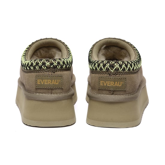 EVER AU Mujer Pantuflas De Piel - Wonga - Image 5
