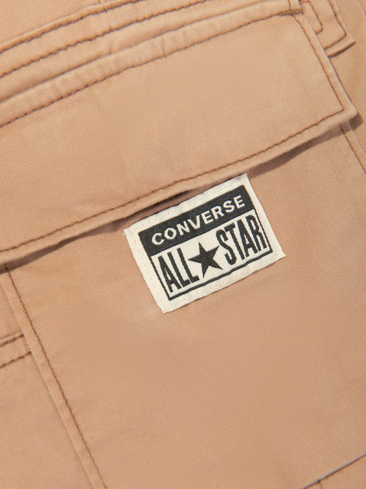 Converse Boys Lifestyle Woven Cargo Joggers in Brown - Image 3