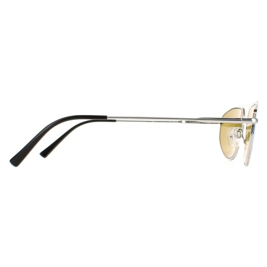 Serengeti Rectangle Mens Shiny Silver Mineral Polarized 555nm Blue Marlon