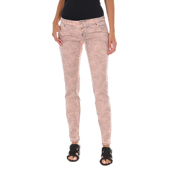 Long trousers with narrow cut hems 70DBF0585-R216 woman
