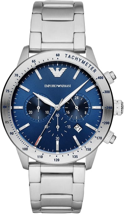 Emporio Armani Mario Men's Silver Watch AR11306