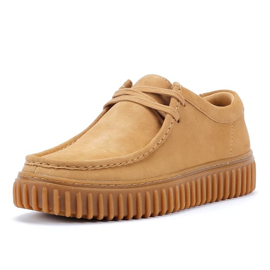 Zapatos Clarks Torhill Lo Suede para hombres en color arena oscuro - Image 3
