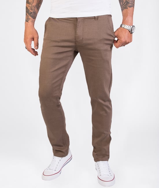 Rock Creek Stoffhose Dunkelbeige - Image 1