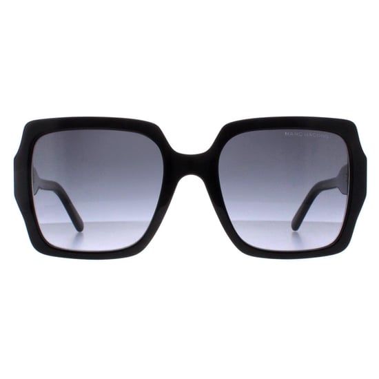 Marc Jacobs Cat Eye Womens Shiny Black Dark Grey Gradient MARC 731/S