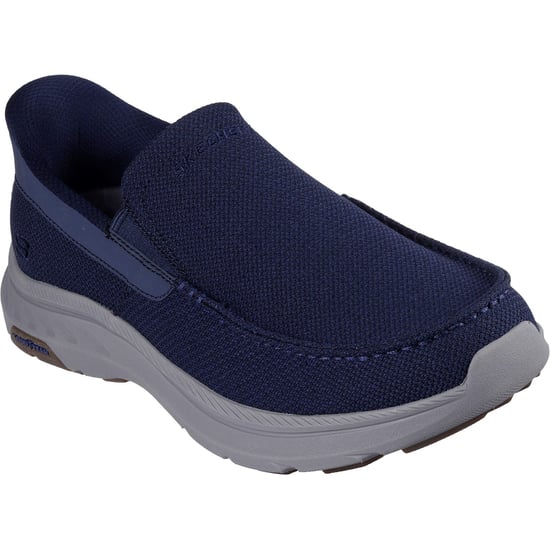 Skechers Pollard Wilfred Textile Men's Navy Loafers - Image 1