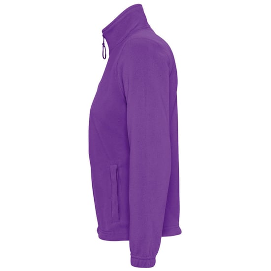 SOLS Womens/Ladies North Full Zip Fleece Jacket (Dark Purple) - Image 3