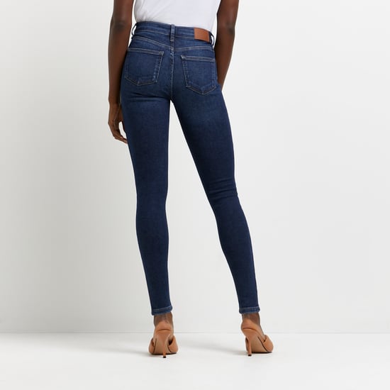 River Island Womens Jeans Amelie Mid Rise Doja - Denim
