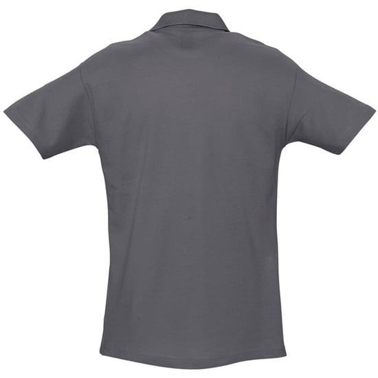 SOLS Mens Spring II Short Sleeve Heavyweight Polo Shirt (Mouse Grey) - Image 2