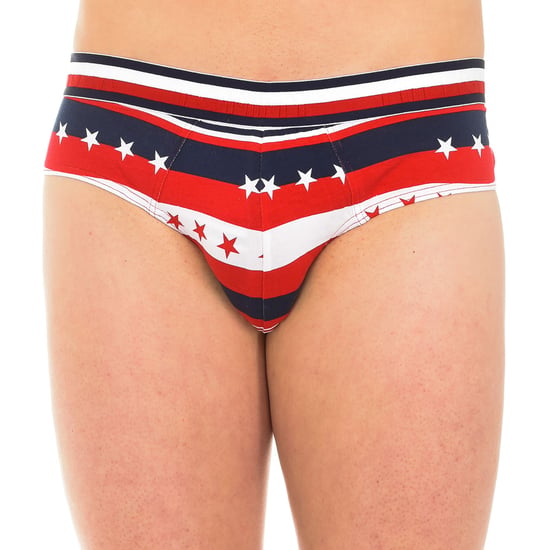 Men's breathable fabric brief with anatomical front UM0UM01396
