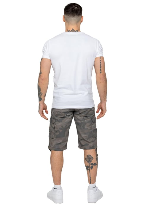 Enzo | Pantalones cortos Cargo Combat Camo para hombre - Image 6