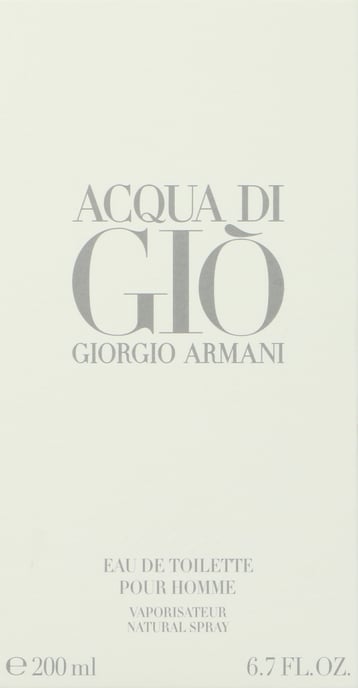 Armani Acqua Di Gio Pour Homme Edt Spray 200ml - Image 2
