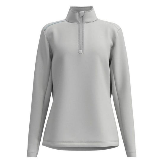 Forelson Womens/Ladies Broadway Quarter Zip Golf Base Layer Top (Grey) - Image 1