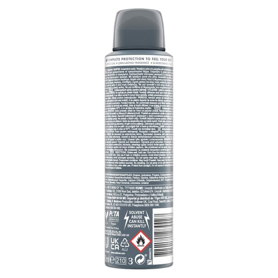 Dove Men+Care Antiperspirant Deodorant 72H Protection Extra Fresh 150 ml, 6 Pack