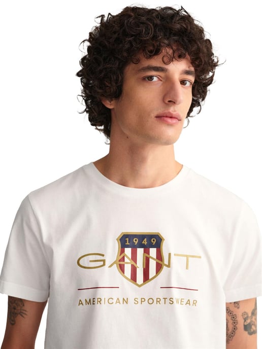 Gant Camiseta cuello redondo hombre Archive Shield - Image 4