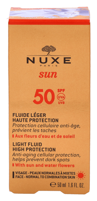 Nuxe Sun Fluido Ligero Facial Alta Protección Spf50 50 ml - Image 2