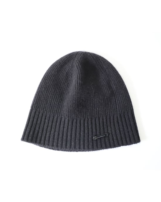 Burberry Knitted Beanie in Black Cashmere - Image 1