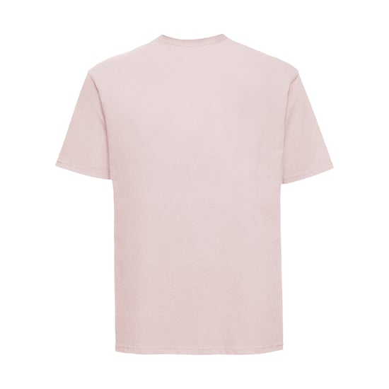 Russell Mens Classic Ringspun Cotton T-Shirt (Powder Rose) - Image 2