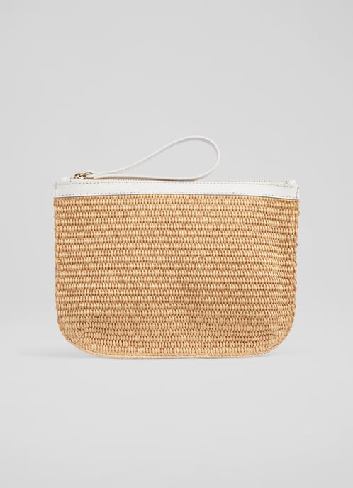 LK Bennett Poppy Pouches, Natural