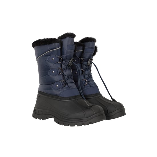 Mountain Warehouse Childrens/Kids Whistler Adaptive Snow Boots (Navy) - Image 1