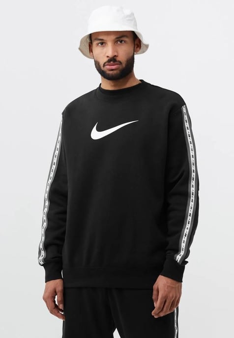 Chándal negro con cuello redondo y tejido polar Sportswear para hombre Nike - Image 2