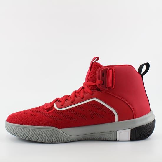 Puma Legacy MM Red Textile Mens High Top Trainers 194048 04 - Image 3