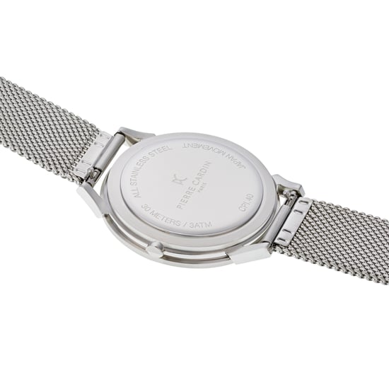 Pierre Cardin Pigalle Half Moon Unisex's Silver Watch CPI.2013