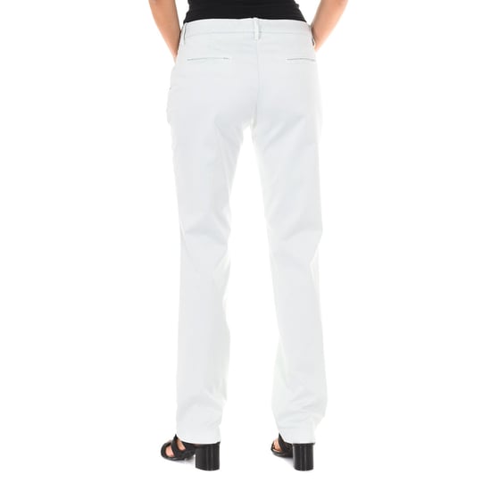 Long Chinese style pants with straight hems 70DBF0028-R123 woman