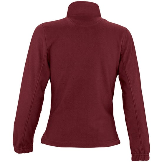 SOLS Womens/Ladies North Full Zip Fleece Jacket (Burgundy) - Image 2