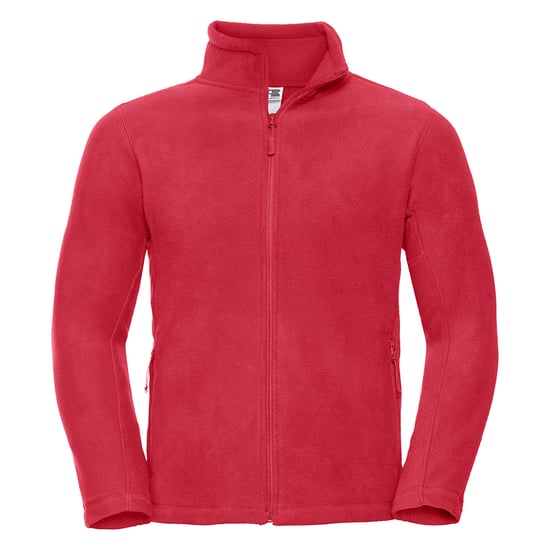 Russell Mens Full Zip Outdoor Fleece Jacket (Classic Red) - Image 1